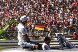 Lewis Hamilton, Mercedes AMG F1 on the drivers parade