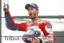 Podium: third place Andrea Dovizioso, Ducati Team
