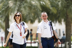 Claire Williams and Paddy Lowe of Williams F1 Team