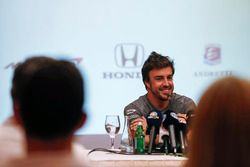 Fernando Alonso announces his deal to race in the 2017 Indianapolis 500 in an Andretti Autosport run