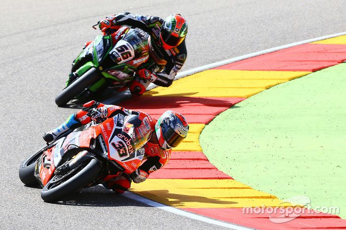 Marco Melandri, Ducati Team, Tom Sykes, Kawasaki Racing