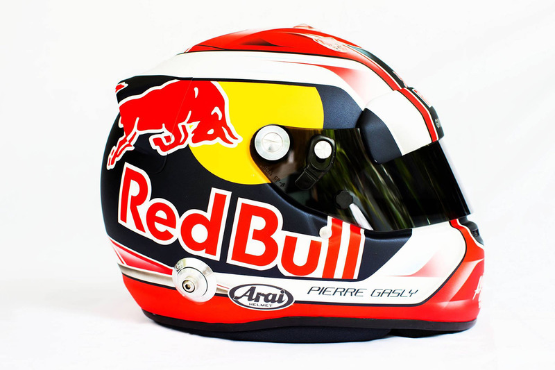 Il casco di Pierre Gasly, Scuderia Toro Rosso