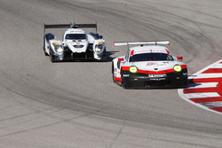 #911 Porsche Team North America Porsche 911 RSR: Patrick Pilet, Dirk Werner, #52 PR1 Mathiasen Motor