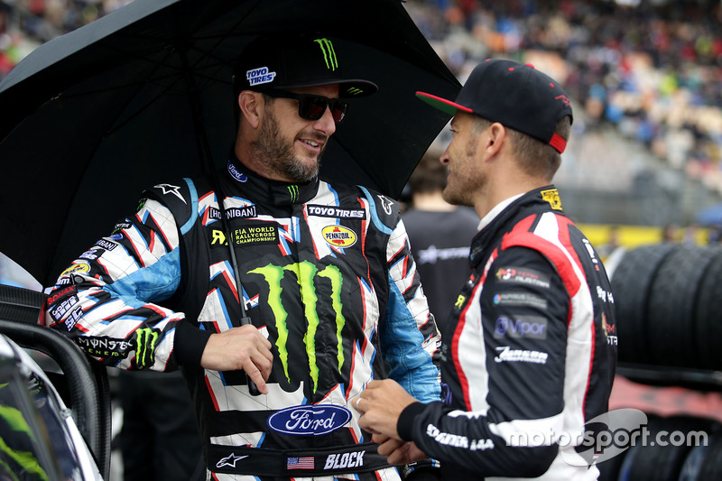 Ken Block, Hoonigan Racing Division, Ford Focus RSRX e Timo Scheider, MJP Racing Team Austria, Ford Fiesta ST