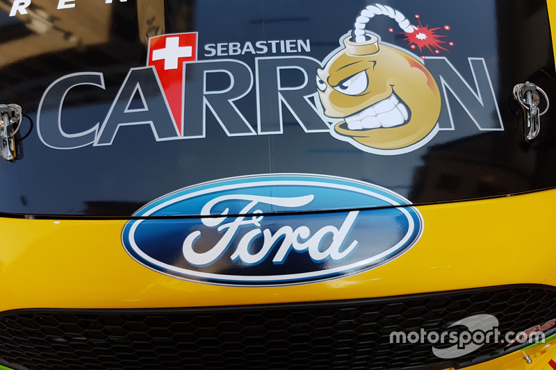 Logo Sébastien Carron, Ford Fiesta R5