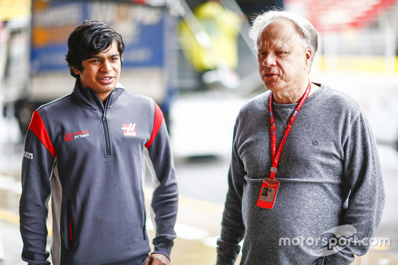 Arjun Maini, Pembalap Binaan, Haas F1 Team, dan Gene Haas, Pemilik dan pendiri Haas F1 Team