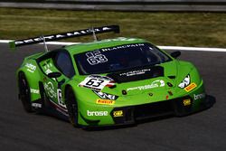 #63 GRT Grasser Racing Team, Lamborghini Huracan GT3: Mirko Bortolotti, Christian Engelhart, Andrea 