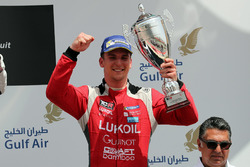 Podium: Hugo Valente, Lukoil Craft-Bamboo Racing, SEAT León TCR