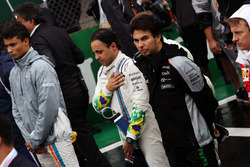 Felipe Massa, Williams as the grid observes the national anthem