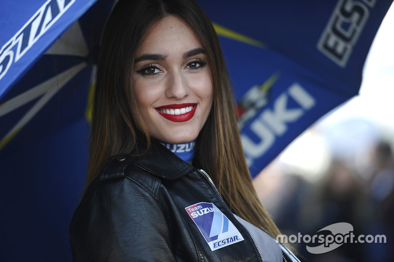Grid girl Team Suzuki Ecstar MotoGP