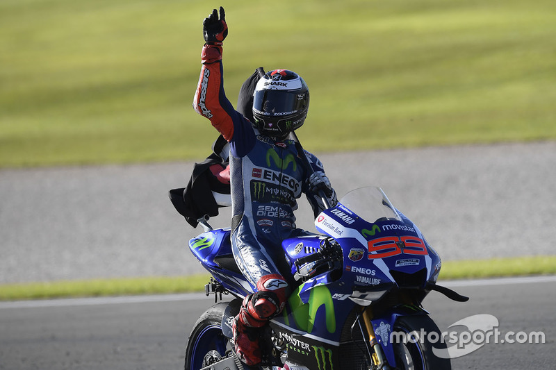 Race winner Jorge Lorenzo, Yamaha Factory Racing