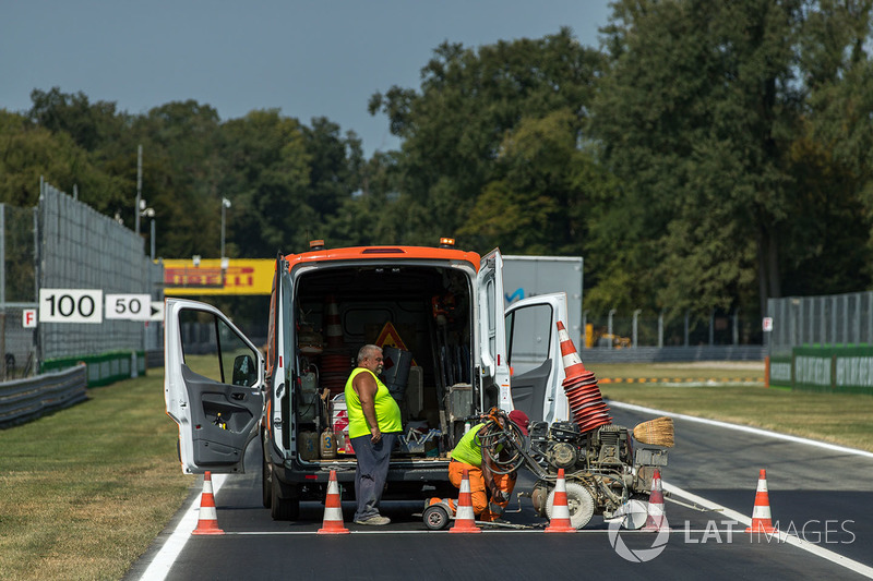 Track workers