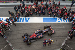 Max Verstappen, Scuderia Toro Rosso e il compagno di squadra Carlos Sainz Jr., Scuderia Toro Rosso,