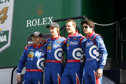 Лэнс Стролл, Александр Вурц, Брендон Хартли и Энди Приоль, #01 Chip Ganassi Racing Riley DP Ford