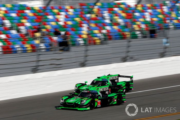 #2 Tequila Patrón ESM Nissan DPi: Scott Sharp, Ryan Dalziel, Olivier Pla,#22 Tequila Patron ESM Nissan DPi: Pipo Derani, Johannes van Overbeek
