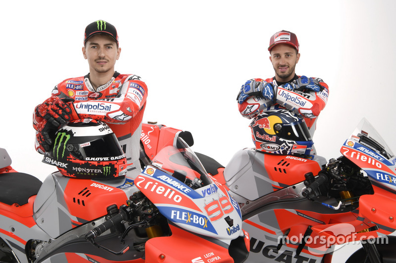 Jorge Lorenzo and Andrea Dovizioso, Ducati Team