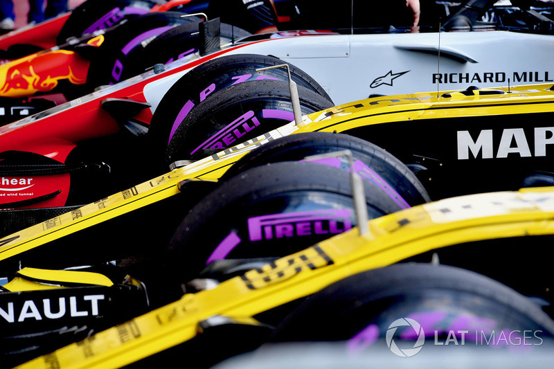 Cars in parc ferme