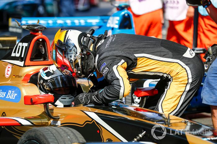Jean-Eric Vergne, Techeetah cfelicita a su compañero Andre Lotterer, Techeetah