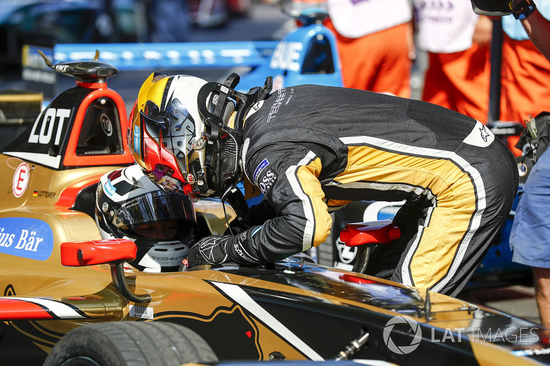 Jean-Eric Vergne, Techeetah cfelicita a su compañero Andre Lotterer, Techeetah