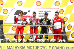 Podium: race winner Andrea Dovizioso, Ducati Team, second place Jorge Lorenzo, Ducati Team, third place Johann Zarco, Monster Yamaha Tech 3