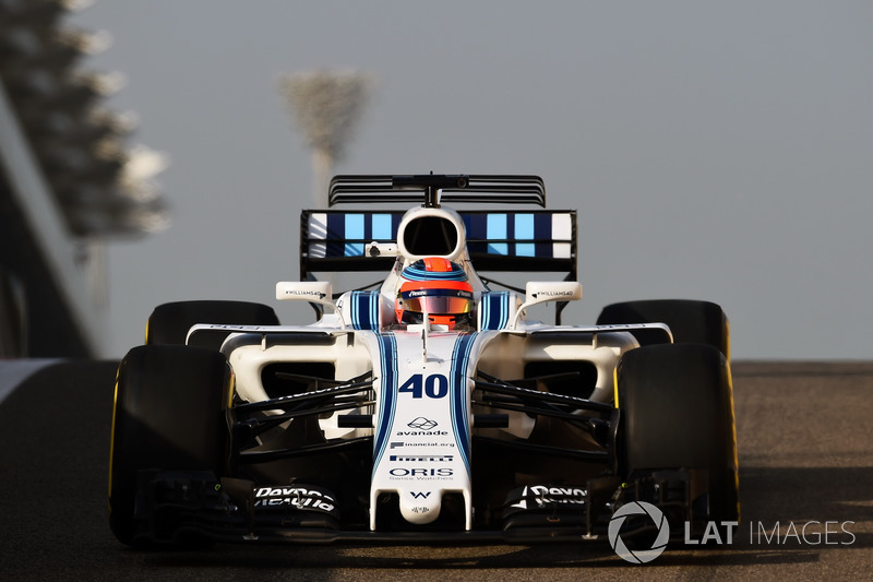 Testes com a Williams em Abu Dhabi 2017