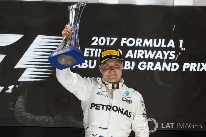 Podium: Race winner Valtteri Bottas, Mercedes AMG F1