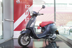 La Vespa Piaggio personalizzata da Garage Italia Customs, società di customizzazione che fa capo a Lapo Elkann.