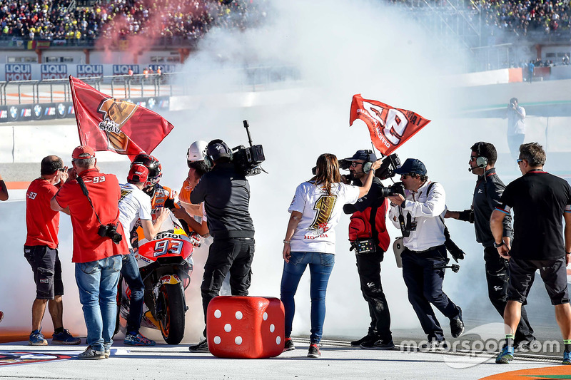 Worldchampion Marc Marquez, Repsol Honda Team celebrate