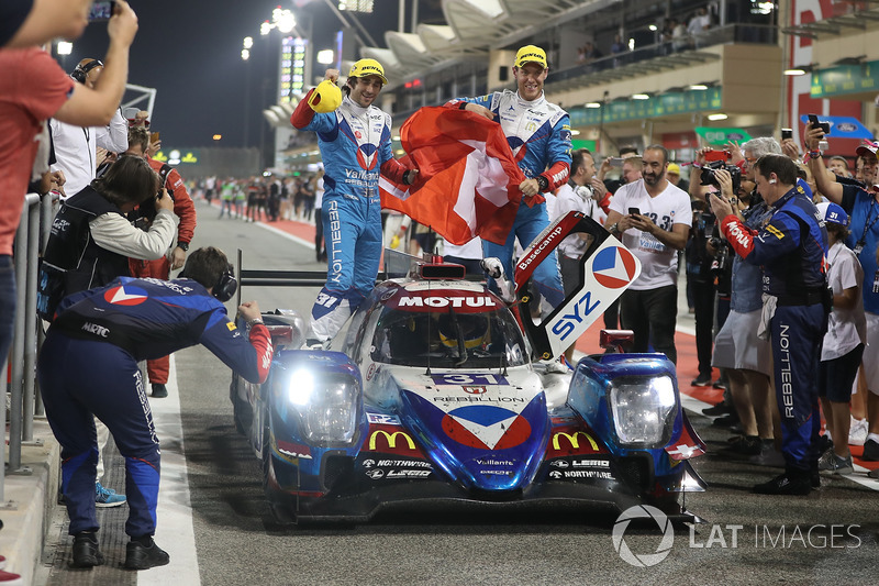 LMP2 ganador #31 Vaillante Rebellion ORECA 07-Gibson: Julien Canal, Nicolas Prost, Bruno Senna