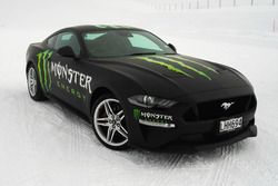 Tickford Racing Ford Mustang on snow