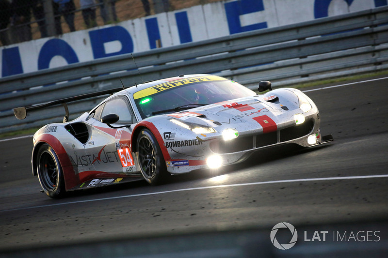 #54 Spirit of Race Ferrari 488 GTE: Thomas Flohr, Francesco Castellacci, Giancarlo Fisichella