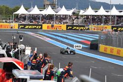 Le vainqueur Lewis Hamilton, Mercedes AMG F1 W09