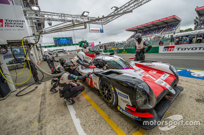 #7 Toyota Gazoo Racing Toyota TS050: Mike Conway, Kamui Kobayashi, Jose Maria Lopez