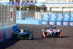Mitch Evans, Jaguar Racing, Felix Rosenqvist, Mahindra Racing