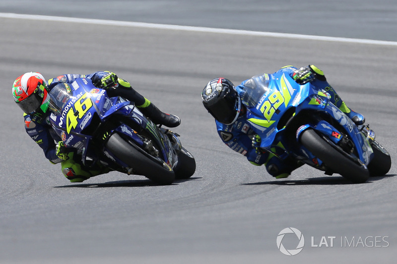 Valentino Rossi, Yamaha Factory Racing, Andrea Iannone, Team Suzuki MotoGP