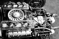 The air-cooled Flat Four engine that powered the Porsche 804