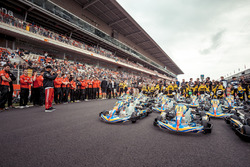 Lewis Hamilton, Mercedes-AMG F1 with the RACC Cadet Karters
