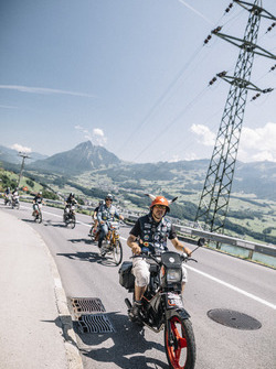 Participants au Red Bull Alpenbrevet
