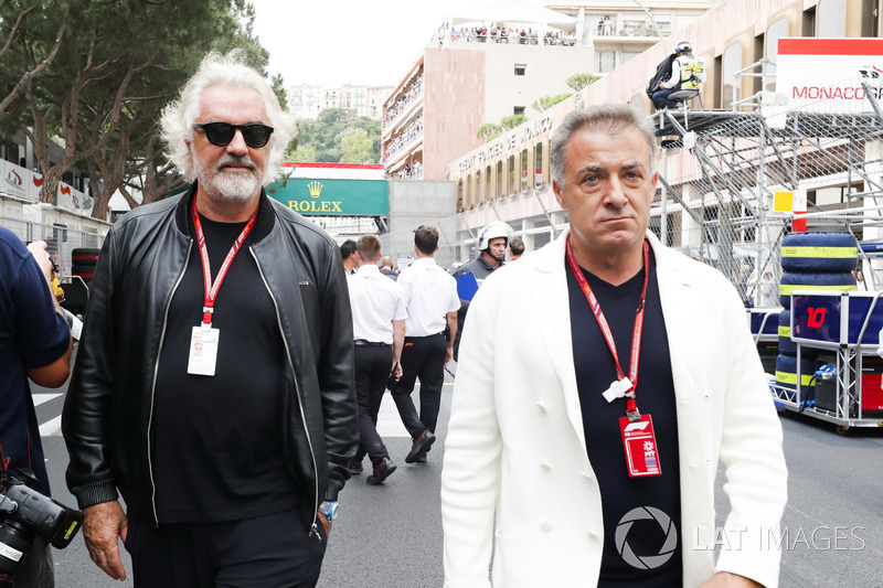 Flavio Briatore e Jean Alesi