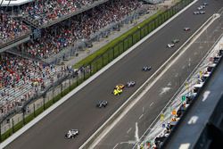 Single-File-Racing in Indianapolis