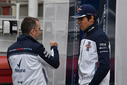 Lance Stroll, Williams and Paddy Lowe, Williams Shareholder and Technical Director