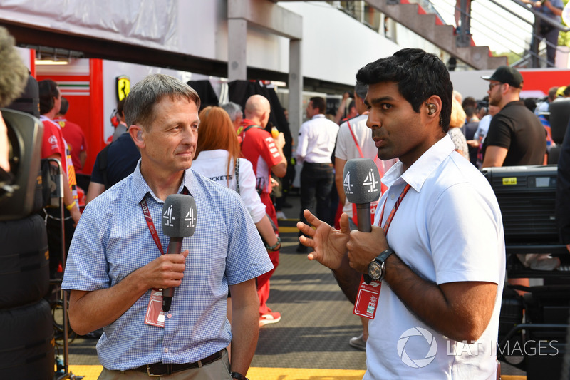 Ben Edwards, Channel 4 F1 and Karun Chandhok, Channel 4 F1
