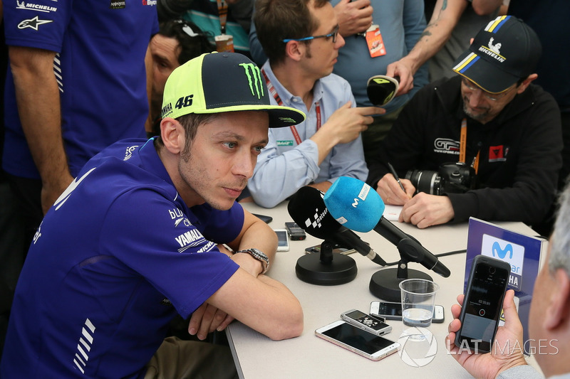 Valentino Rossi, Yamaha Factory Racing, conferencia de prensa