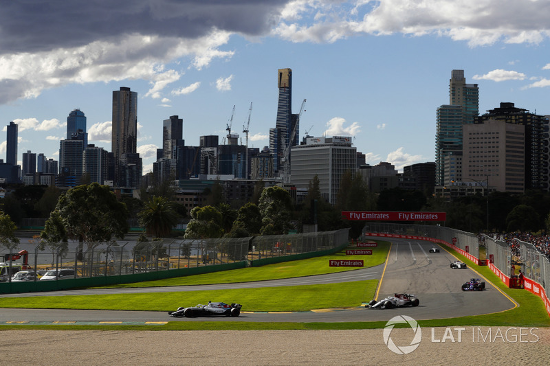 Lance Stroll, Williams FW41 Mercedes, Marcus Ericsson, Sauber C37 Ferrari, Pierre Gasly, Toro Rosso STR13 Honda, Charles Leclerc, Sauber C37 Ferrari, Sergey Sirotkin, Williams FW41 Mercedes