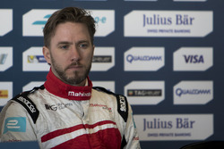 Nick Heidfeld, Mahindra Racing durante la conferenza stampa della Formula E