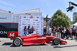 Race winner Felix Rosenqvist, Belardi Auto Racing