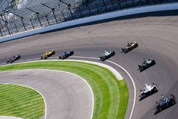 Trainingsbetrieb auf dem Indianapolis Motor Speedway