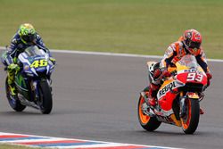 Marc Marquez, Repsol Honda Team, Valentino Rossi, Yamaha Factory Racing