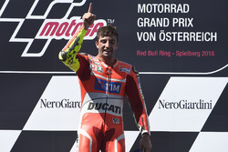 Andrea Iannone, Ducati Team, Andrea Dovizioso, Ducati Team, Jorge Lorenzo, Yamaha Factory Racing