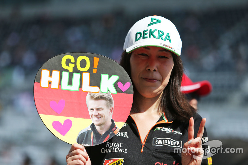 Nico Hulkenberg, Sahara Force India F1 fan